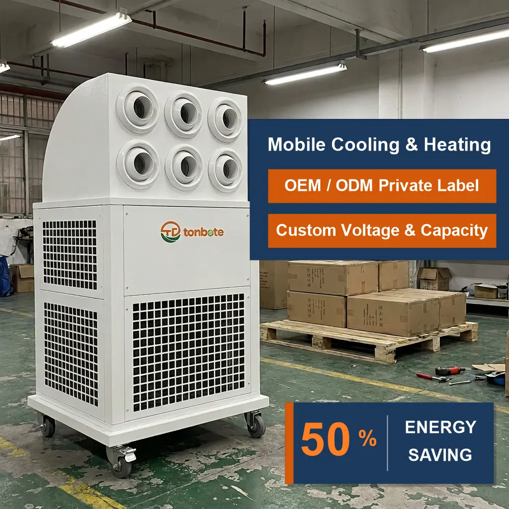 Aer condiționat industrial mobil, portabil, portabil, personalizat, 380V, pentru depozitul atelierului de șantier Aer condiționat industrial mobil, portabil, portabil, personalizat, 380V, pentru depozitul atelierului de șantier